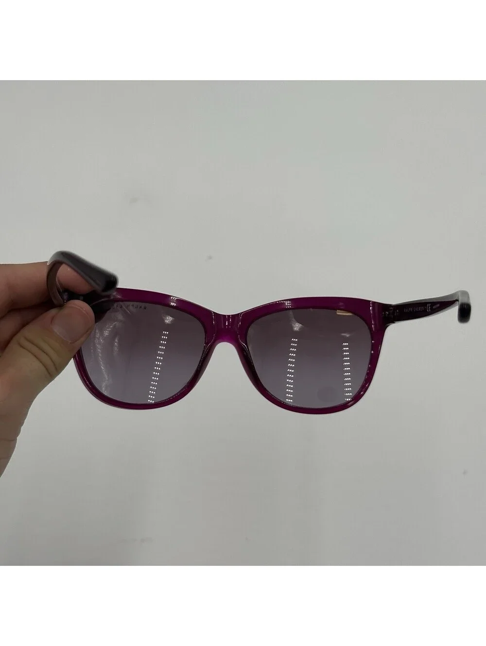 RALPH LAUREN RL 8105 5408 8H TRANSPARENT PURPLE  Eyeglasses 56.17 135 sunglasses